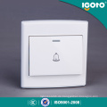 Igoto British Standard D3091 Push Button elektrische Türklingel Wandschalter